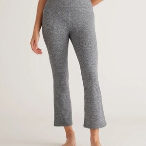 Quince Heather Grey Ultra-Soft Cropped Bootcut Pants